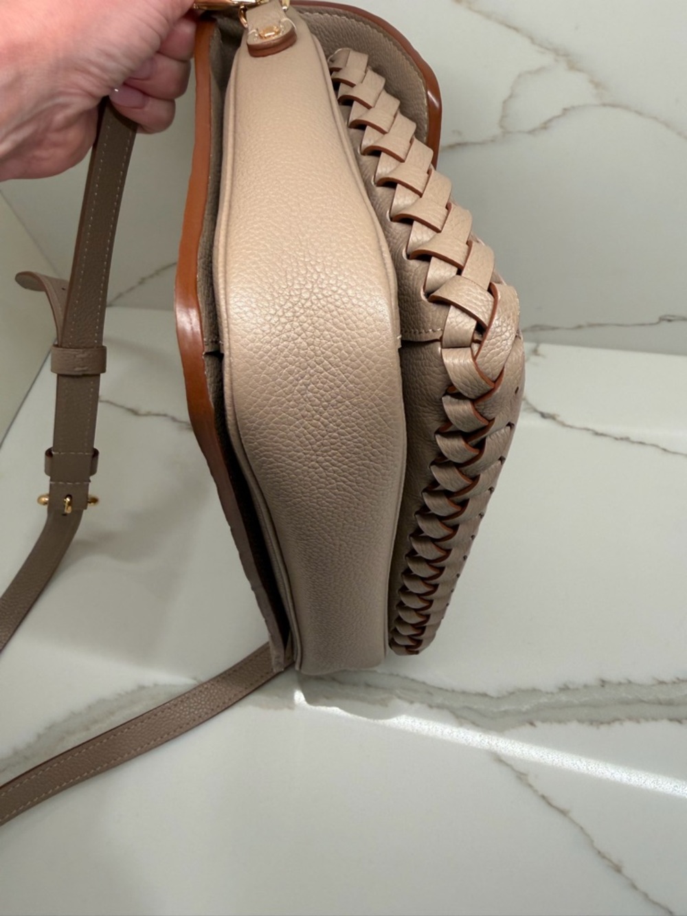 Louis Vuitton Empreinte Braided Pochette Métis - Vison - MM - Gorgeous! - Picture 7 of 12